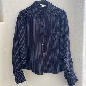 Billabong black long sleeve top